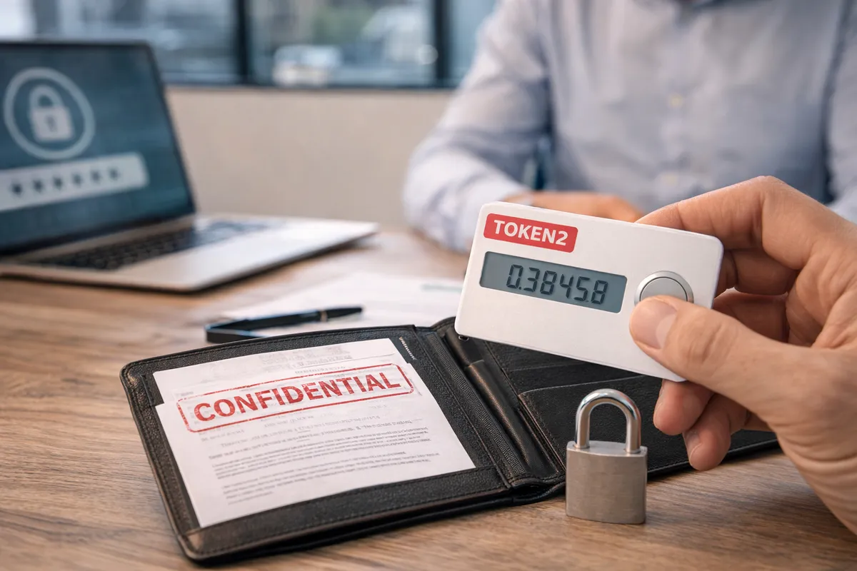 Bezpieczeństwo klasy Enterprise: Twoja Teczka chroniona fizycznym kluczem (Tokenem)
