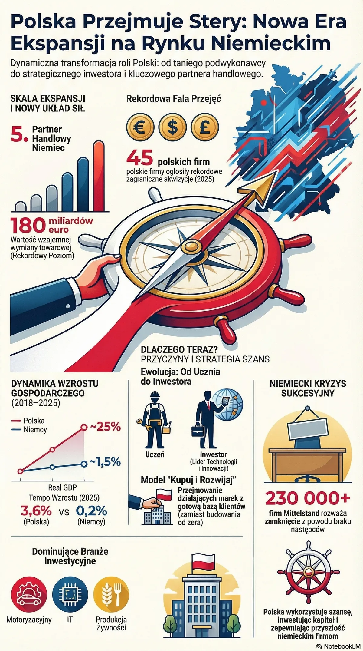 Nowe oblicze polskiego biznesu w Niemczech: Od podwykonawcy do inwestora i lidera rynku
